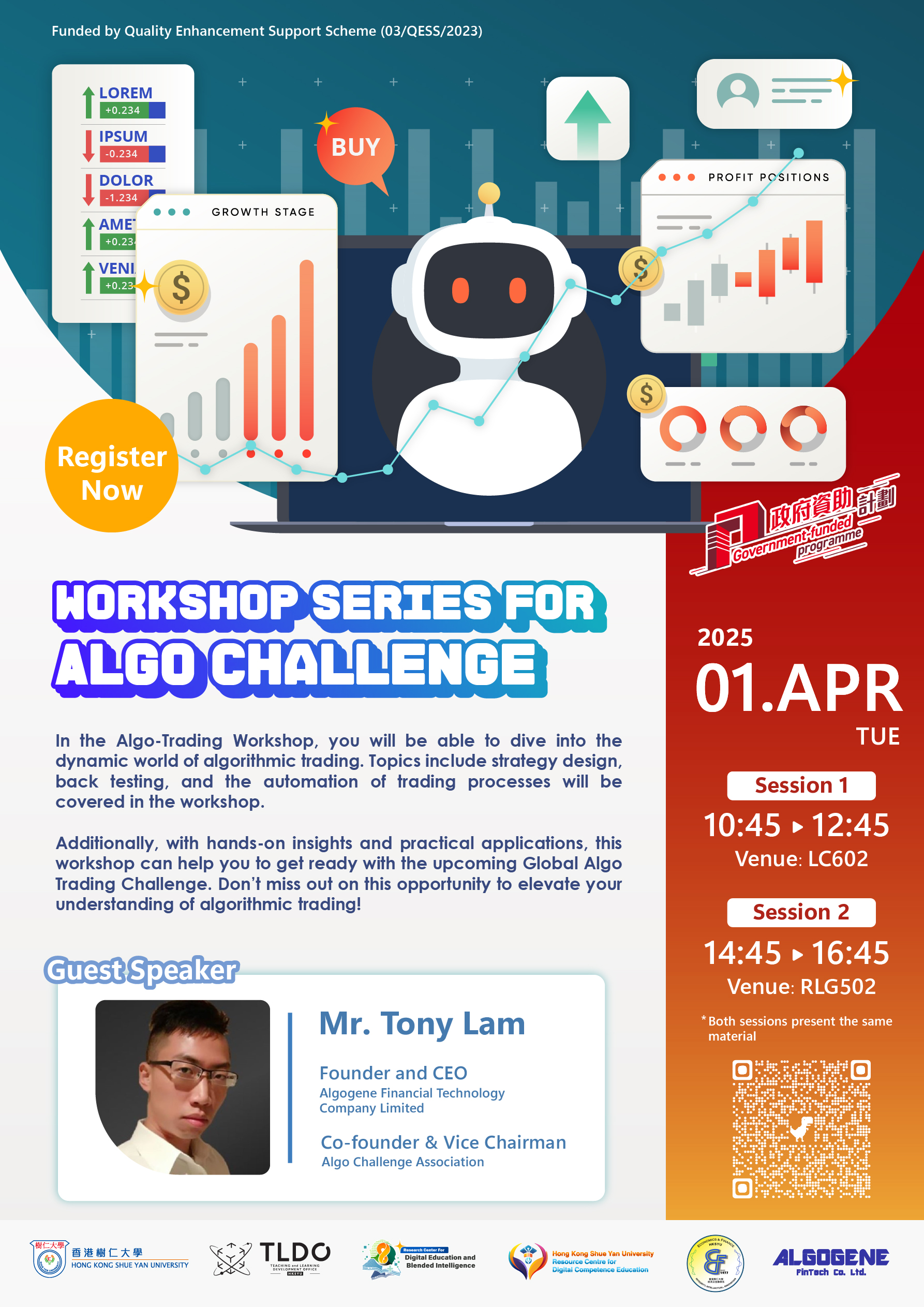 Workshop Series for Algo Challenge